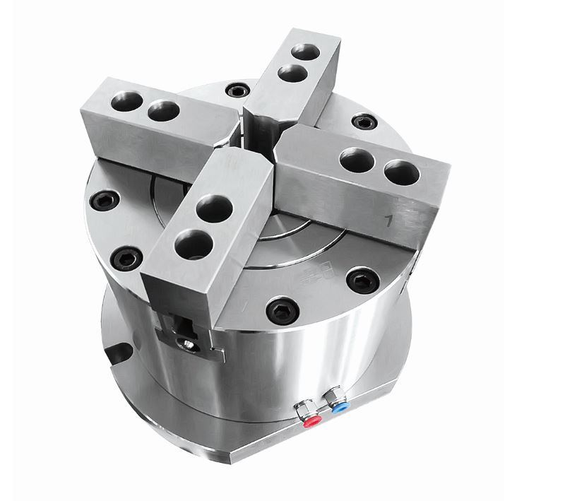 Two, four-jaw Vertical Chuck